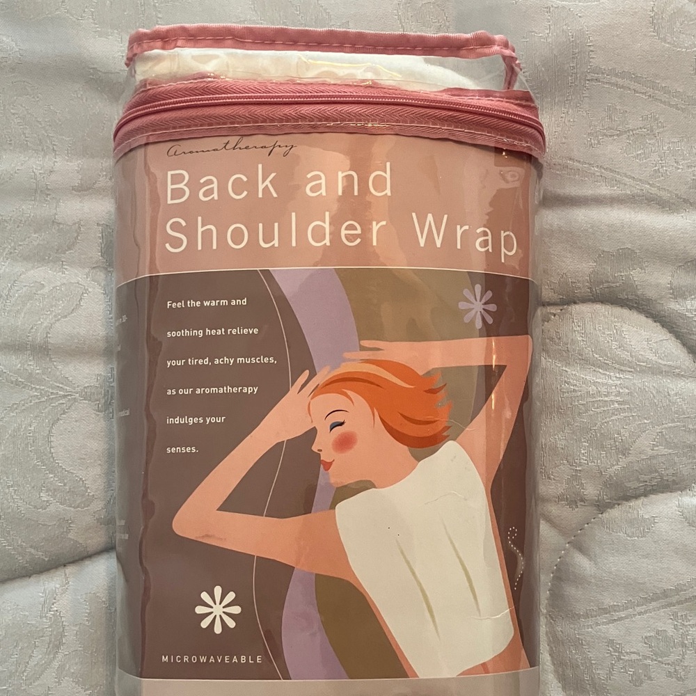 Aromatherapy Back and Shoulder Wrap - Pink